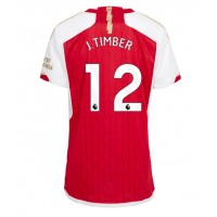 Arsenal Jurrien Timber #12 Hemmatröja Kvinnor 2023-24 Korta ärmar